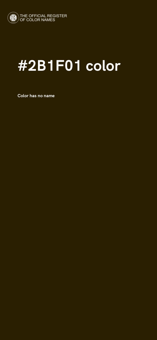 #2B1F01 color image