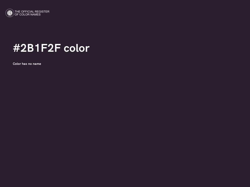 #2B1F2F color image