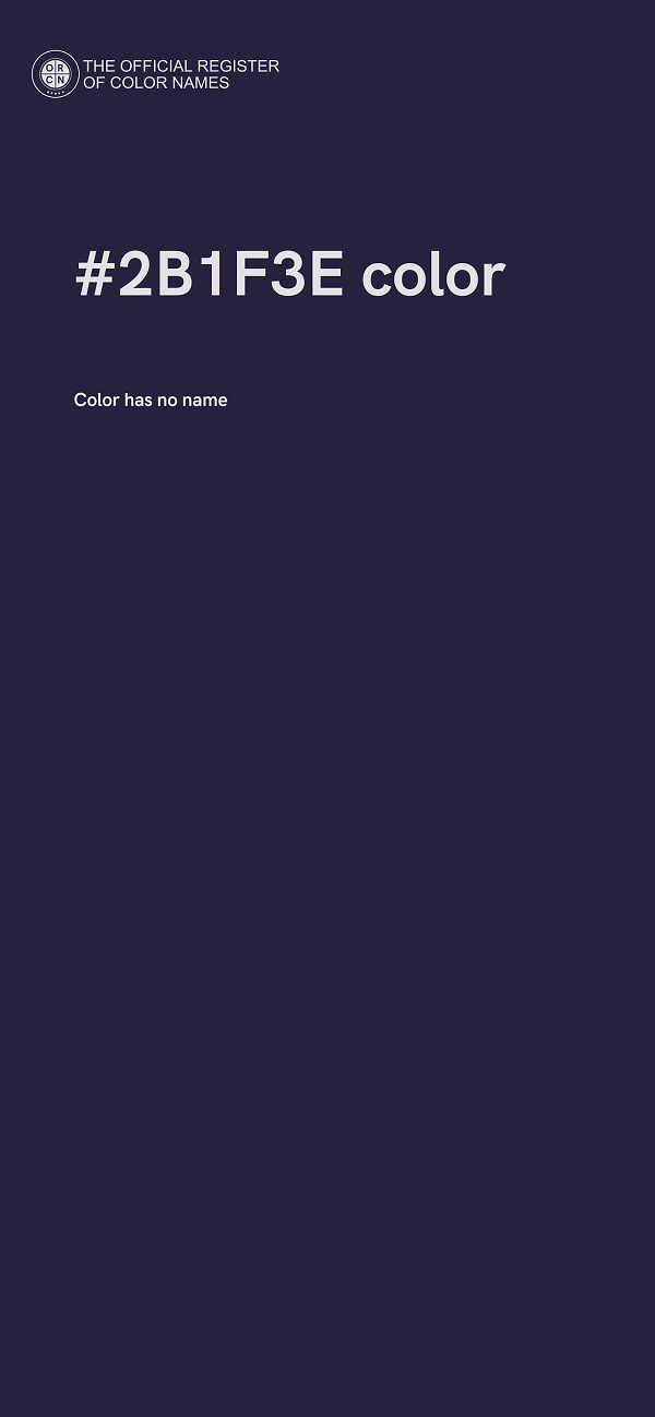 #2B1F3E color image