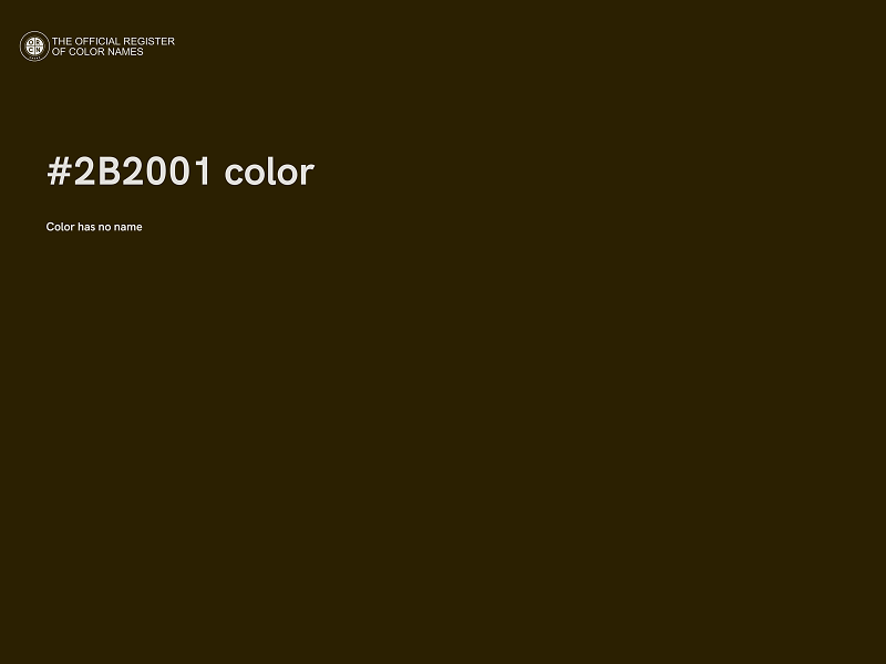 #2B2001 color image