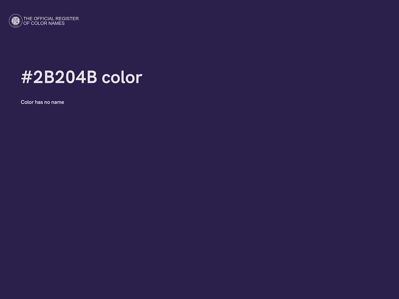 #2B204B color image