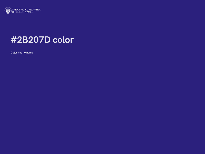 #2B207D color image