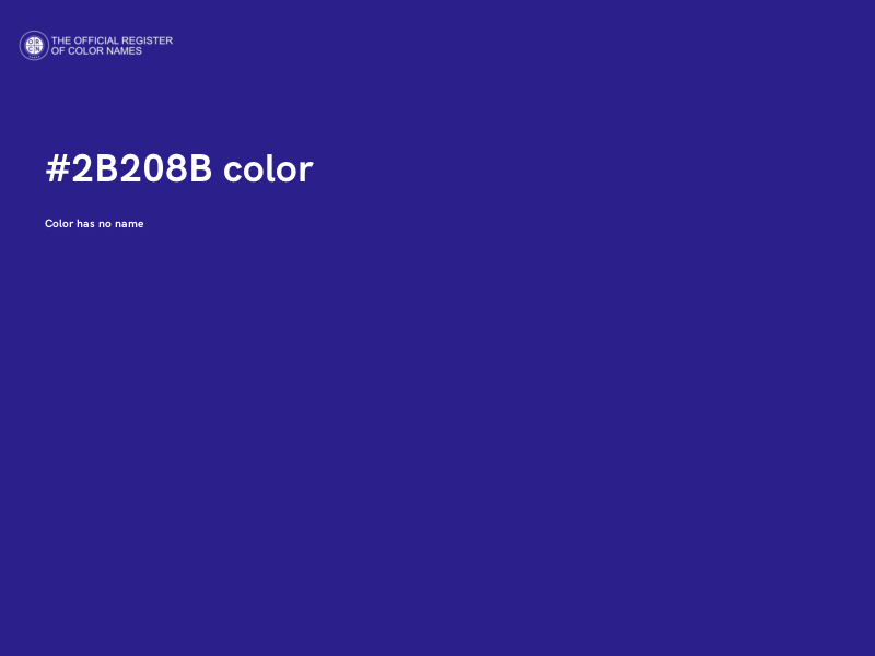 #2B208B color image