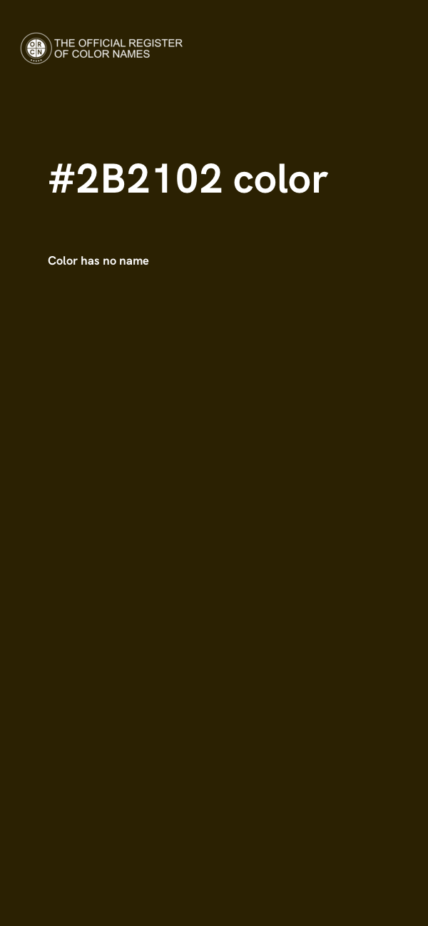#2B2102 color image