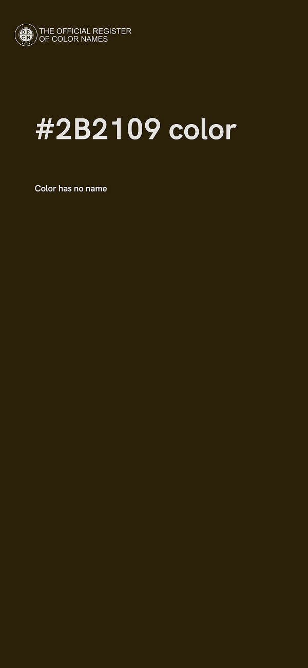 #2B2109 color image