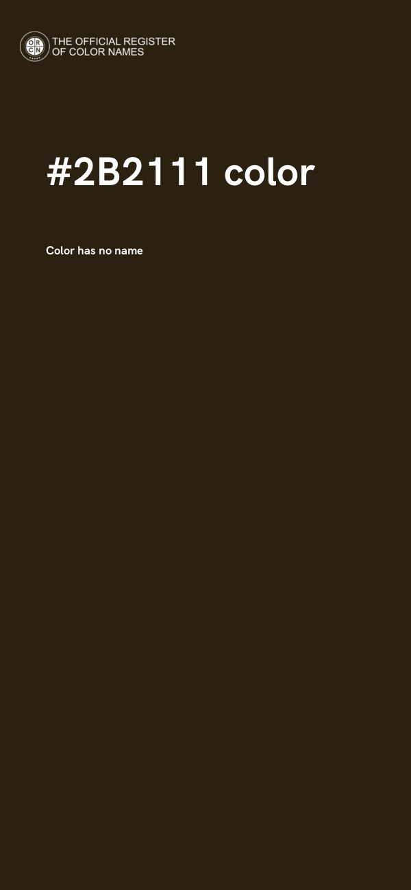 #2B2111 color image