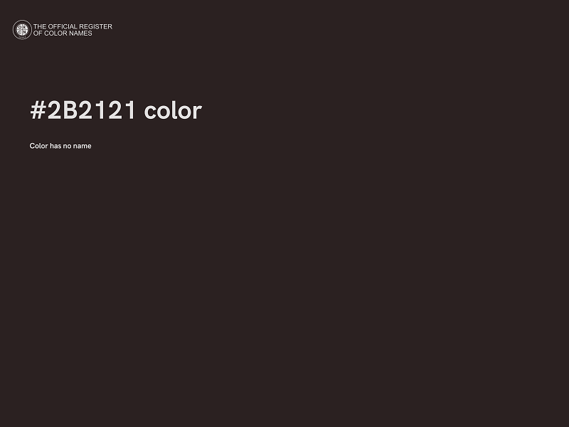 #2B2121 color image