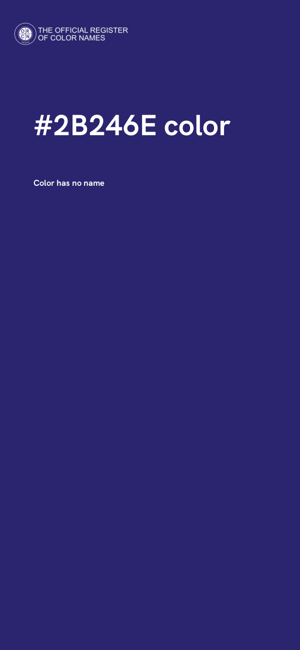 #2B246E color image