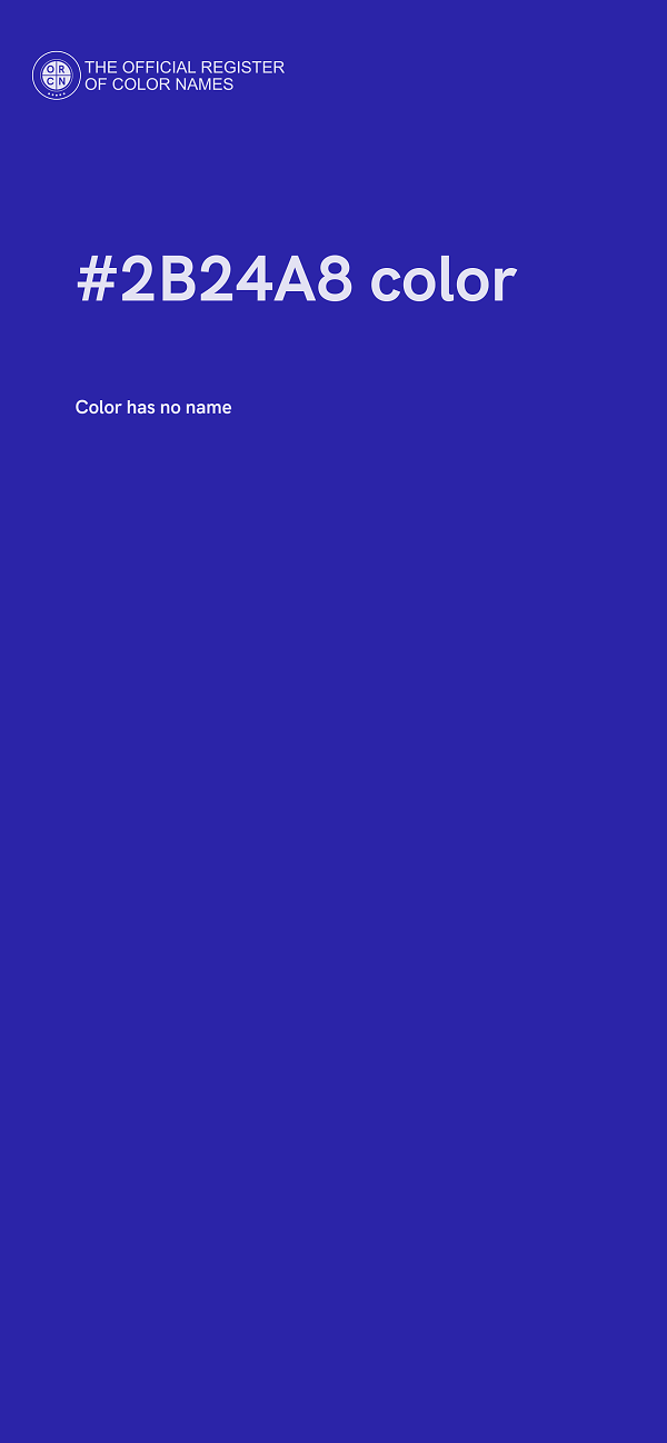 #2B24A8 color image