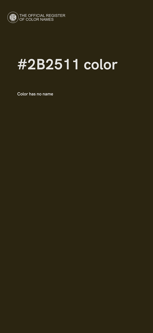 #2B2511 color image