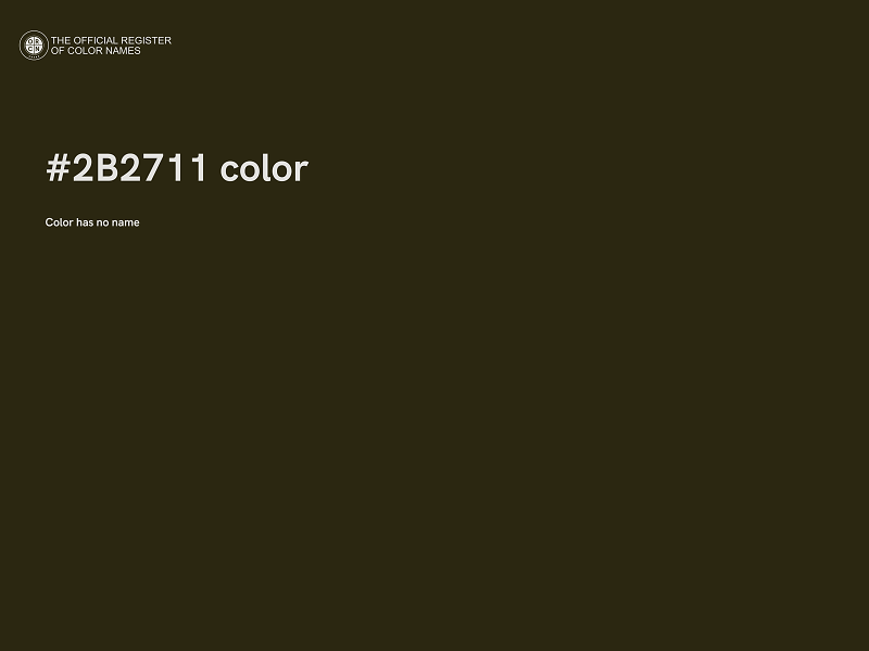 #2B2711 color image