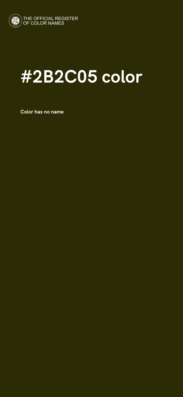 #2B2C05 color image