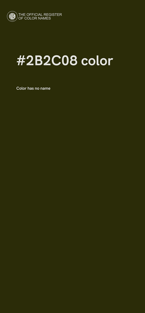 #2B2C08 color image