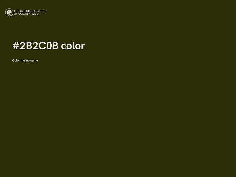 #2B2C08 color image