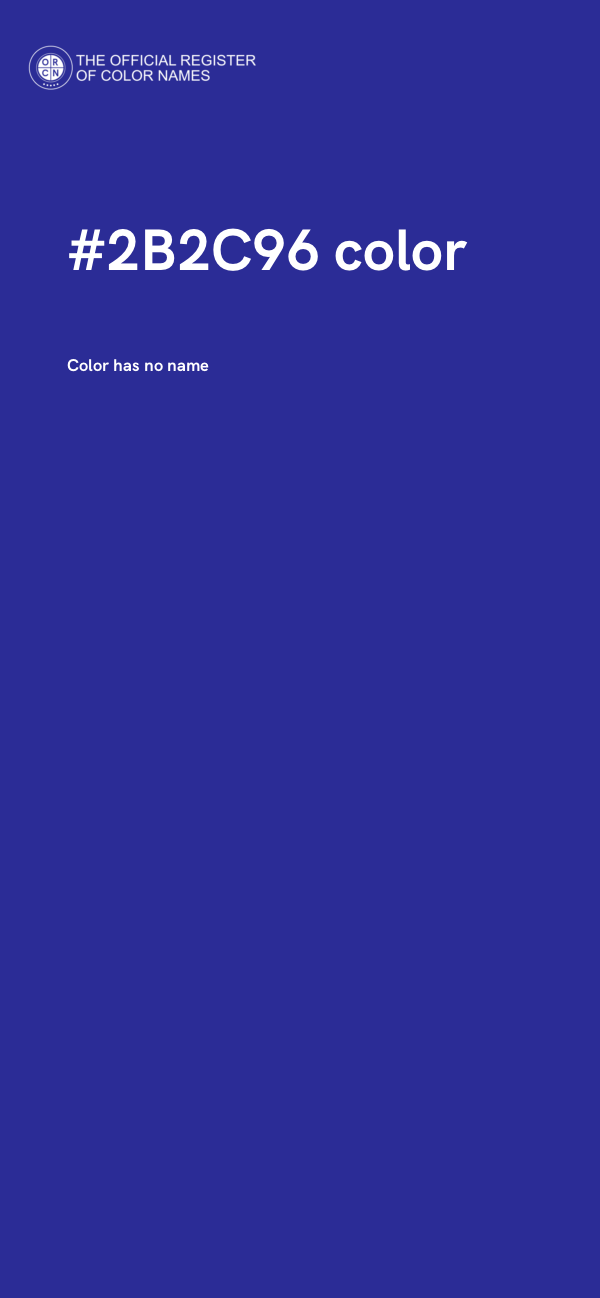#2B2C96 color image