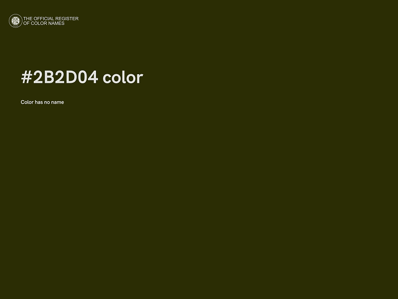 #2B2D04 color image