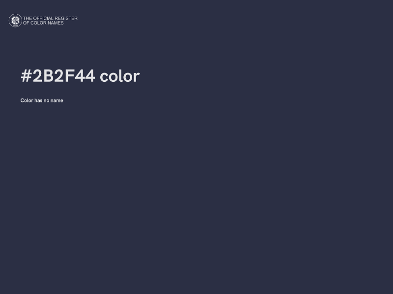 #2B2F44 color image