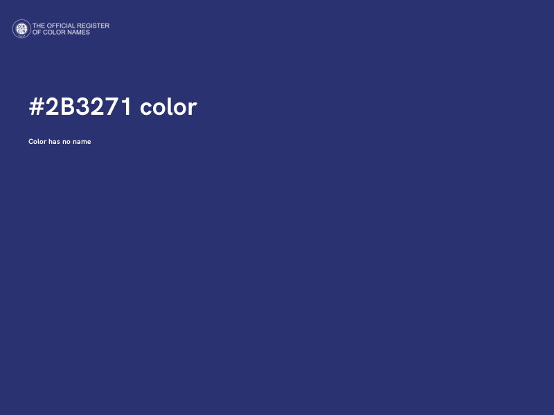 #2B3271 color image