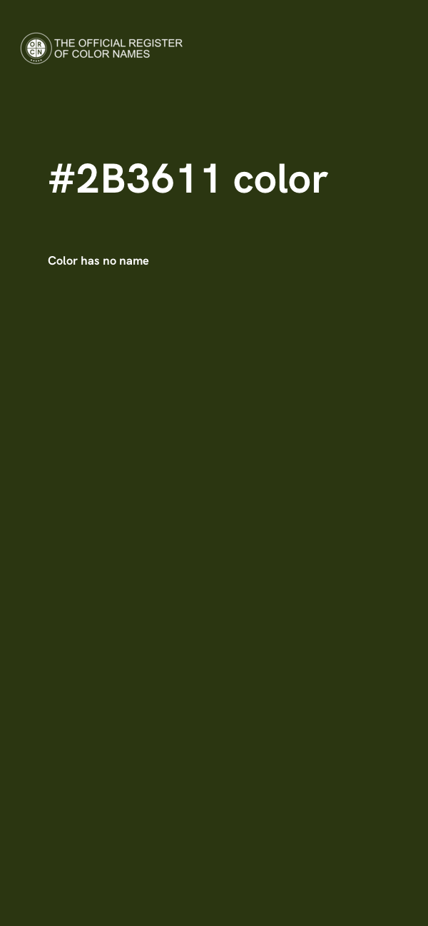#2B3611 color image