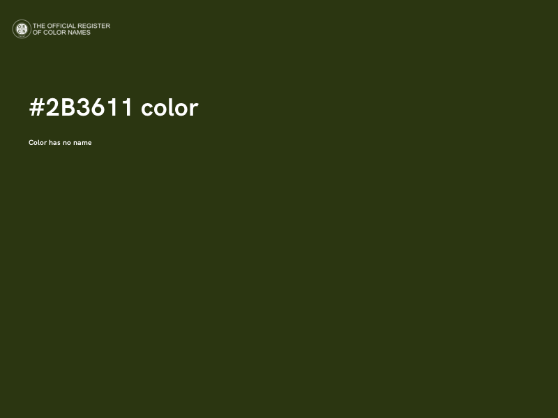 #2B3611 color image