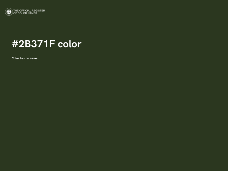 #2B371F color image