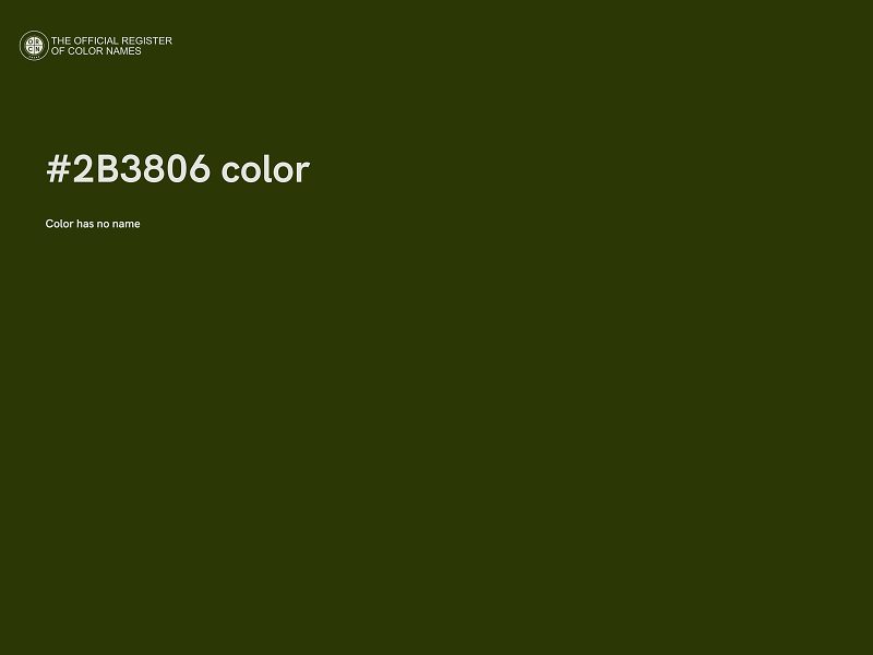 #2B3806 color image