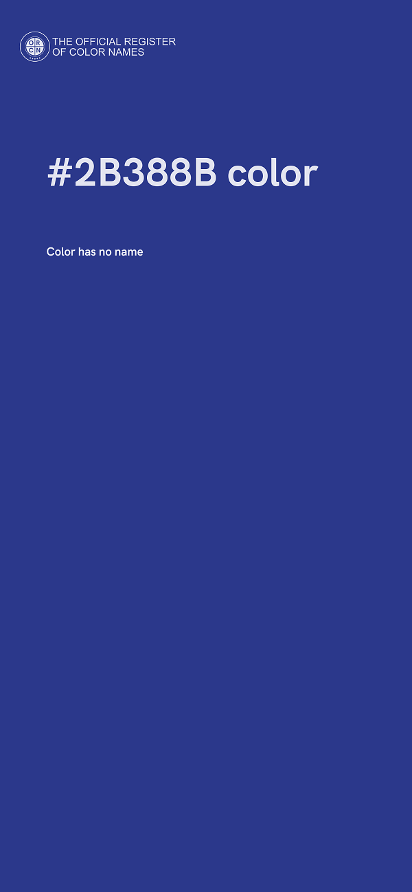 #2B388B color image