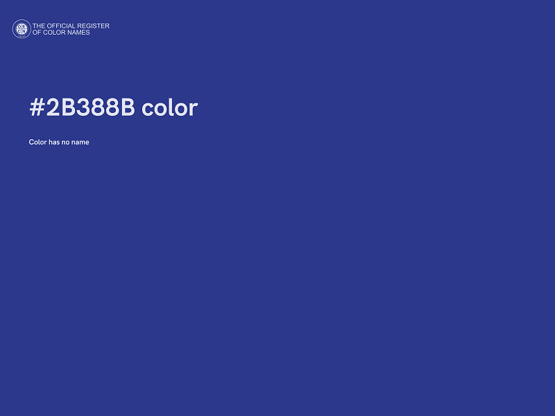 #2B388B color image
