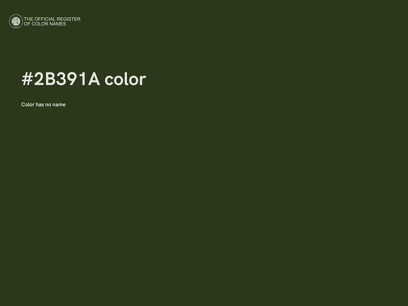 #2B391A color image