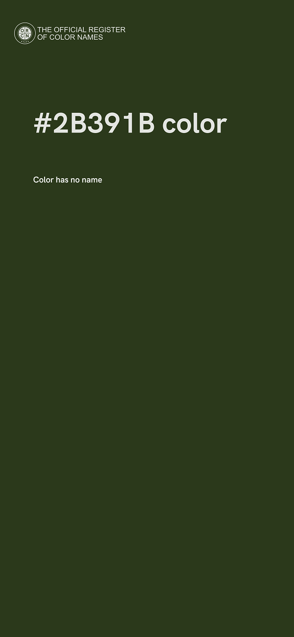 #2B391B color image