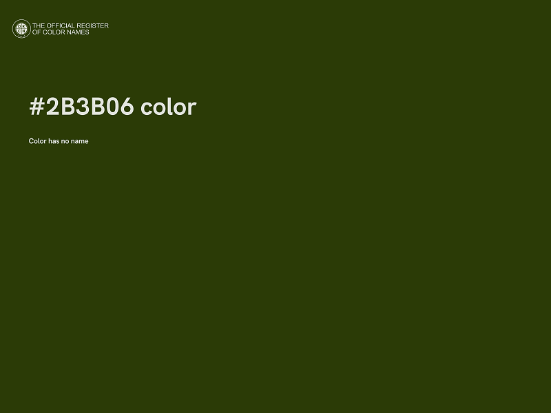 #2B3B06 color image