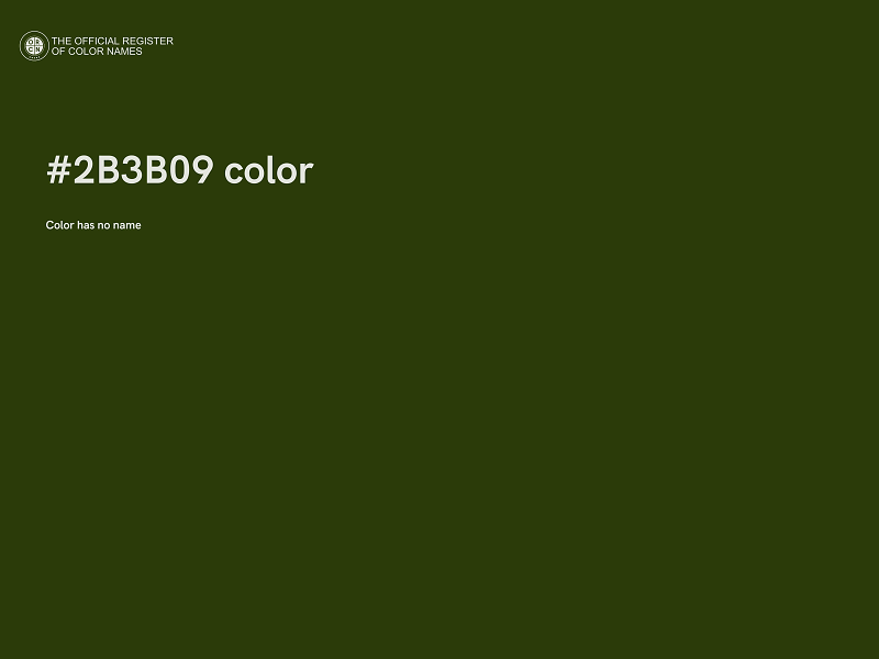 #2B3B09 color image