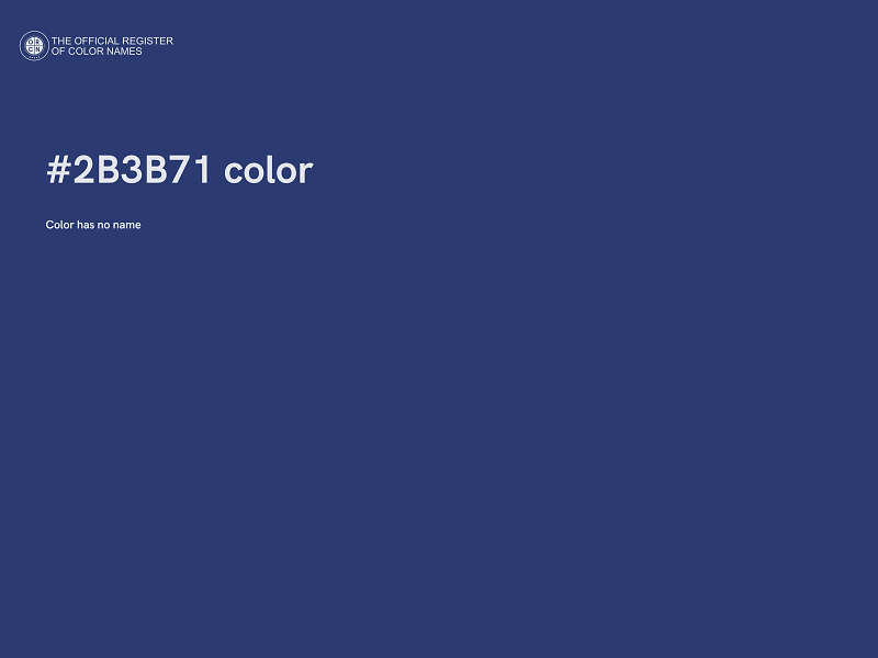 #2B3B71 color image