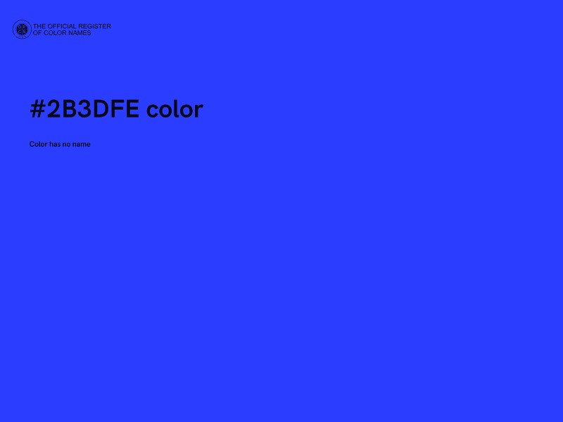 #2B3DFE color image