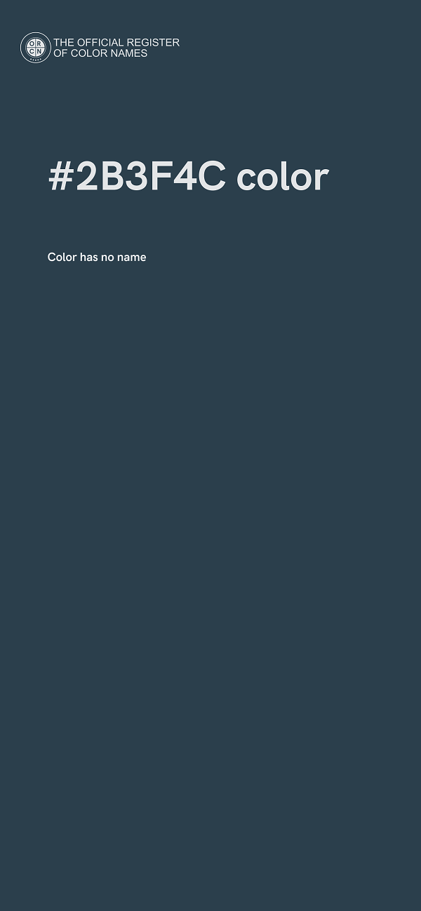 #2B3F4C color image