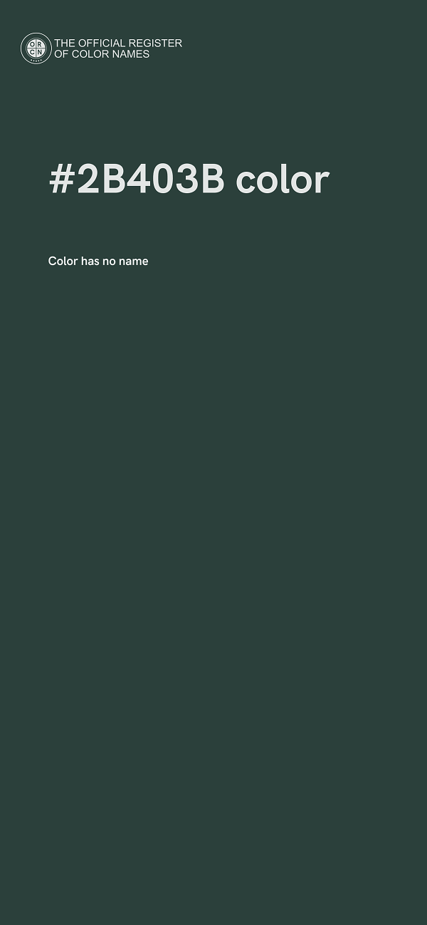 #2B403B color image
