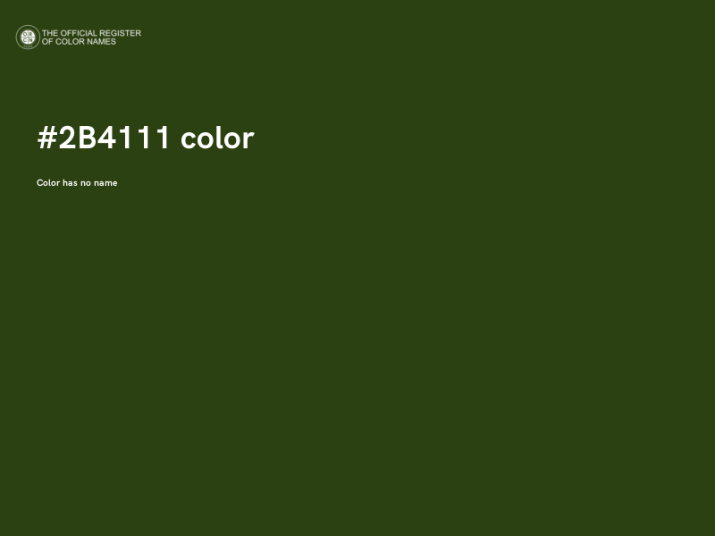 #2B4111 color image
