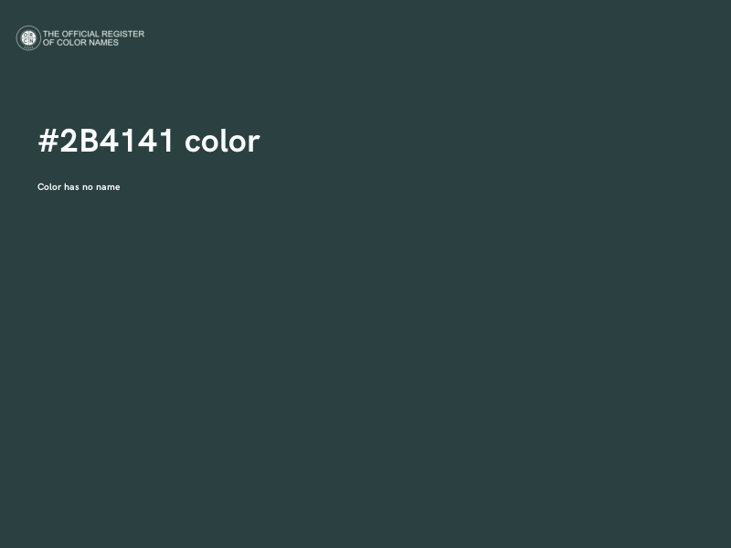 #2B4141 color image