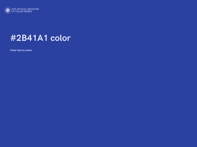 #2B41A1 color image