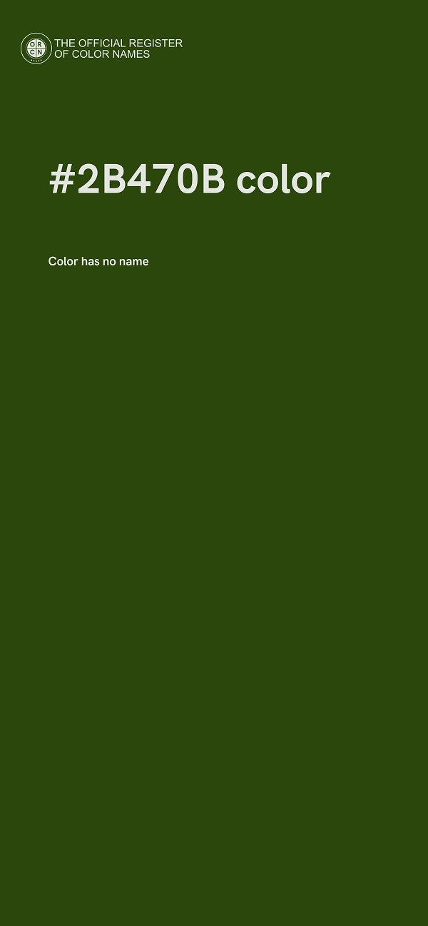 #2B470B color image