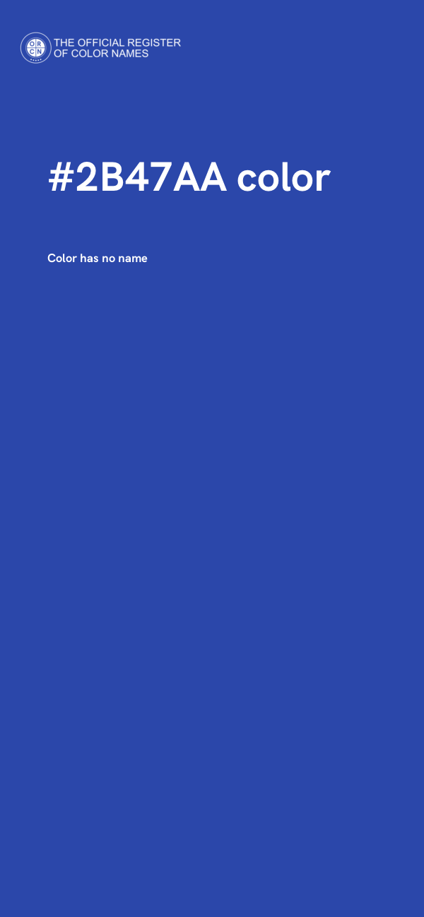 #2B47AA color image