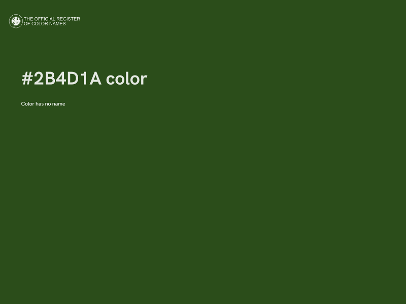 #2B4D1A color image