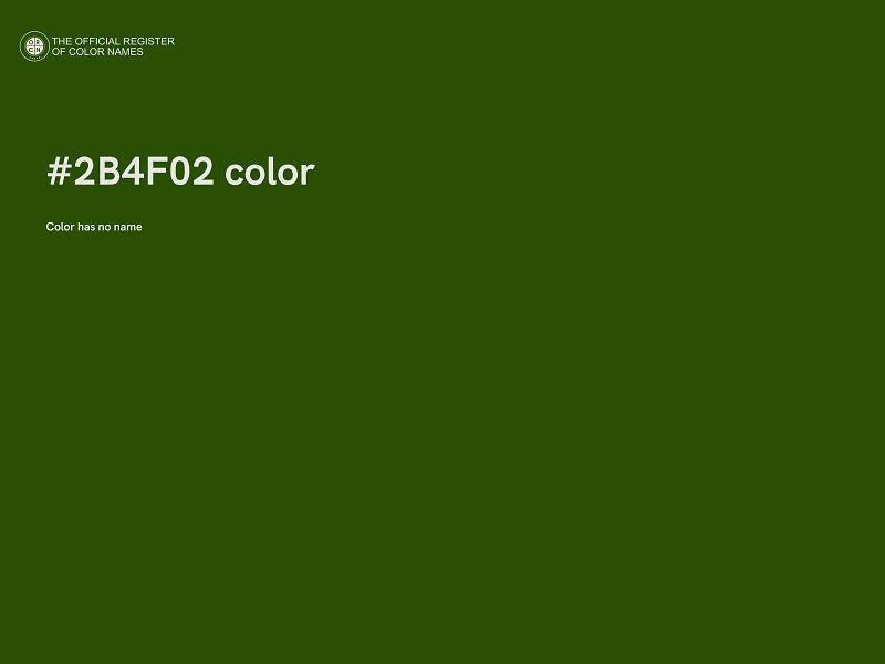 #2B4F02 color image