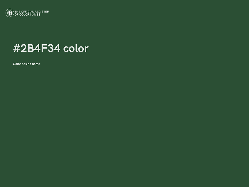 #2B4F34 color image