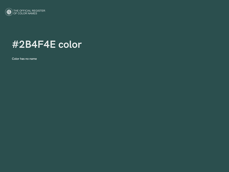 #2B4F4E color image