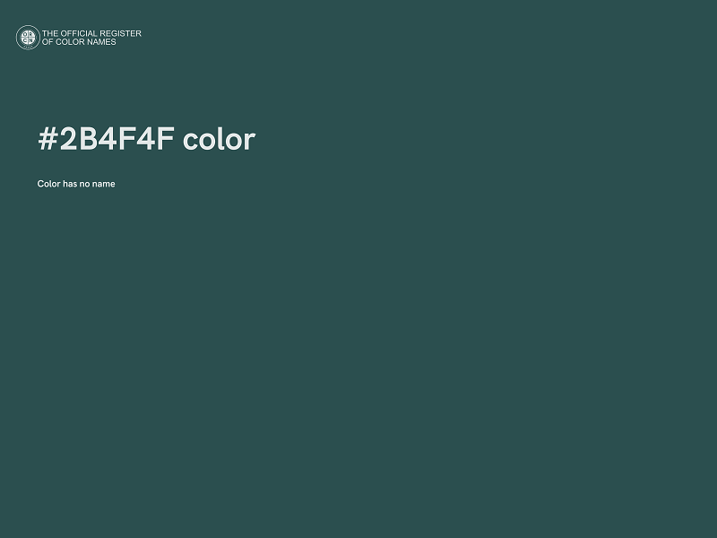 #2B4F4F color image