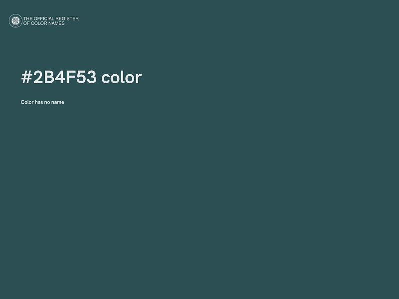 #2B4F53 color image