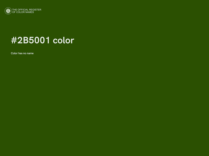 #2B5001 color image