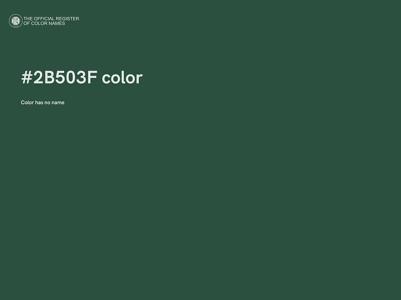 #2B503F color image