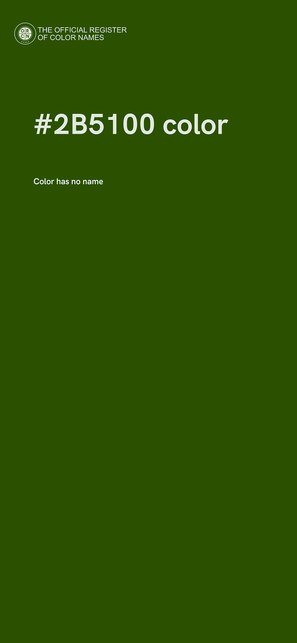 #2B5100 color image